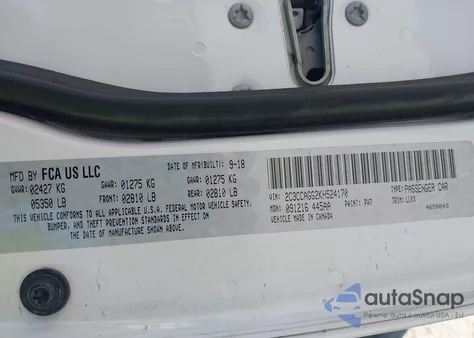 2019 Chrysler 300 300S Awd z USA, uszkodzony, nr VIN 2C3CCAGG2KH524170